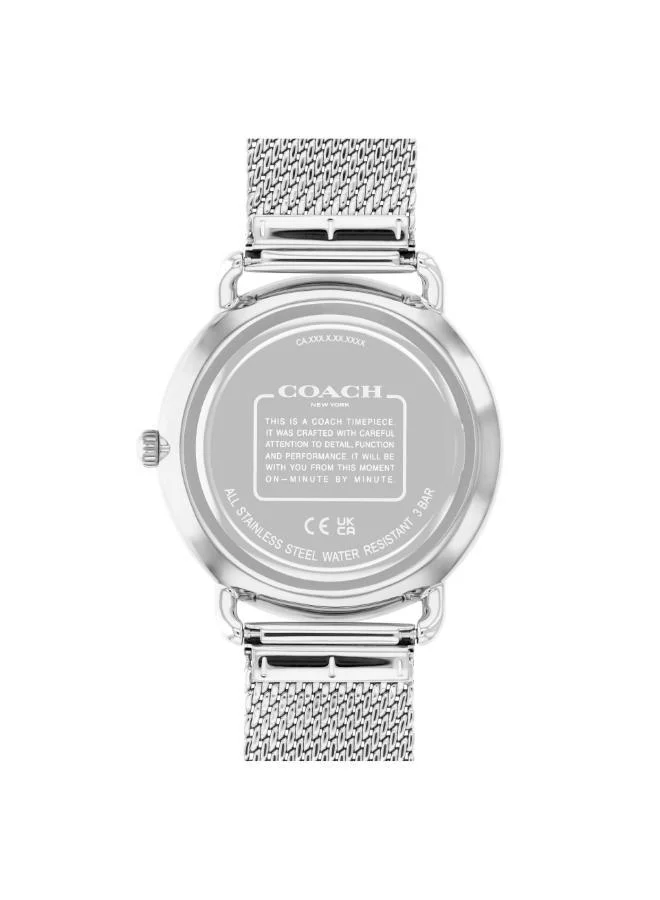 COACH Analogue Watch with Steel Bracelet